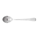 Libbey 002140 Solid Serving Spoon, 11 3/8" Stainless Steel One‑Piece Handle, Finish - 1/Case 1 image