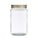 Libbey 109151 Mason Jar Glass, 32 oz (0.94 Qt) Clear Glass with Metal Lid, 6¾" H x 3½" W, 12/Case 1 image