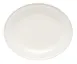 Libbey 109708 Ares Oval Porcelain Platter 13"-1/8 x 11" x 1" White Royal Rideau Vitrified - 12/Case 1 image