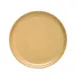Libbey 109755 - 8" Round Terracotta Tan Ceramic Stacking Plate, 3/4" Height, 12/Case 1 image