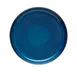 Libbey 109765 - 8" Round Stacking China Plate, Terracotta Blue, Ceramic, 8" Dia x 3/4" H - 12/Case 1 image