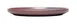 Libbey 109776 - 9" Round Terracotta Mauve Plate, 9" Dia x 7/8" H, Ceramic, Stackable, - 12/Case 1 image
