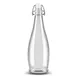 Libbey 109826 - 34.6 oz Water Bottle with White Wire Lid, Non‑Tempered, 12.2" H x 3.9" D, 6/Case 1 image