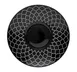 Libbey 109980 - 12" Deep Coupe China Plate, Round, Black Combo Finish, Coupe Rim - 12/Case 1 image