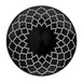 Libbey 109985 - 7" Round China Plate, Black Finish, 7" Diameter, China Material - 24/Case 1 image
