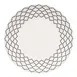 Libbey 109999 Samira White China Plate, 11-1/8" Round Dinnerware, Fine Porcelain, 12/Case 1 image