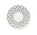 Libbey 110002 - 7" Round China Plate, White Samira Design, Fine Porcelain, 7" Diameter - 24/Case 1 image