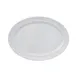 Reserve by Libbey 113335 Oval Platter, 11.3" W x 8.25" D x 0.9" H, White Porcelain Rim - 6/Case 1 image