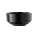 Libbey 113666 - 6 oz Round Porcelain Nestabowl, Black Finish, General Use - 36/Case 1 image