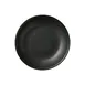 Reserve by Libbey 114025 Deep Coupe Plate, 8¾" Dia x 1⅝" H, Round Porcelain, Dark Glaze - 12/Case 1 image