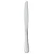 Libbey 145-5501 Dinner Knife, 9"5/8" Serrated Blade, Solid Handle, 18/0 Stainless Steel - 12/Case 1 image