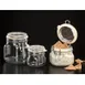 Libbey 17208836 Garden Glass Storage Jar, 17 oz Capacity, Large Opening, Clamp‑Down Lid with Removable- 6/Case 2 image