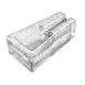 Libbey 1783682 Glass Ash Tray – Rectangular 7" L x 4¼" W x 2" H, Glass, Accessory - 6/Case 1 image