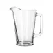 Libbey 1792421 Glass Pitcher, 35.5 oz (1.1 Qt), 7‑3/4" H x 4‑7/8" W, Clear Glass with Handle, No Lid - 6/Case 1 image