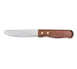 Libbey 200 1492 Beef Baron Steak Knife, 10" Rosewood Handle, Stamped, Wood Handle - 12/Case 1 image