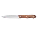 Libbey 200 1632 Steak Knife – 9¼" Stamped, 18/0 Stainless Steel Blade, Wood Handle, Pointed Tip - 12/Case 1 image