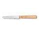 Libbey 200 1702 Steak Knife, 8½" Round Tip, Stamped Wood Handle, 8.5" Overall Length - 24/Case 1 image