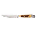 Libbey 201 2522 Steak Knife, 9", Full Tang, Yellow Pom Handle, Stamped, Plastic/Poly Handle - 12/Case 1 image