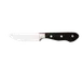 Libbey 201-2694 Chop House Steak Knife, 9-5/8" Black ABS Plastic Handle with Metal Tang - 12/Case 1 image