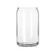 Libbey 209 Beer Can Glass – 16 oz Clear, Tempered, Safedge® Rim, 5¼" H x 3" D - 24/Case 1 image