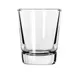 Libbey 48 Whiskey Shot Glass - 2 oz Plain Clear Glass, 2" H x 1½" B, Safedge® Rim, 72/Case 1 image