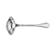 Libbey 492-018 Sauce Ladle, 3/4 oz Capacity, 6" Length, 18/8 Stainless Steel Louvre Design - 1/Case 1 image