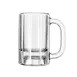 Libbey 5019 - 10‑Oz Paneled Beer Mug, Clear Glass, Non‑Tempered, 5‑3/8" H x 4‑7/8" D, 12/Case 1 image