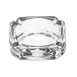 Libbey 5143 Clear Glass Ash Tray, 3-3/4" Square, Transparent Design - 36/Case 1 image