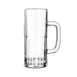 Libbey 5360 Beer Mug – 22 oz Stemless Clear Glass, 8" H x 3-1/8" D, Non-Tempered – 12/Case 1 image