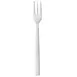 Libbey 663 029 Cocktail Fork – 5" Satin Finish, 18/0 Stainless Steel, Elexa Design - 36/Case 1 image