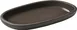 Playground 701201991000761 Oval Platter 7½" Dia x 6⅜" H Coupe Rim Taupe Ceramic - 6/Case 1 image