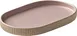 Playground 701206891000583 Stoneware Oval Platter 7-1/8" x 4-3/8" x 3/4" Coupe Rim Safe - 6/Case 1 image