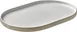 Playground 701208091000582 Stoneware Platter, 11‑3/4" L x 7‑7/8" W x 1" H, White Coupe Rim - 6/Case 1 image