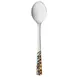 Reserve by Libbey 702002 Dessert Spoon, 7-1/2" Pebblestone Finish, 18/8 Stainless Steel - 12/Case 1 image