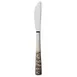 Reserve by Libbey 702 554 - 7-1/4" Bread & Butter Knife, Burnt Handle, 18/8 Steel, 12/Case 1 image