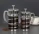 Libbey 73590 French Press Coffee Maker, 17 oz (2‑Cup), Steel Frame, Glass Carafe, Clear - 1/Case 2 image