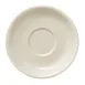 Libbey 740-901-416 China Saucer – 4¼" Dia, ¾" High, Rolled Edge, Cream White Porcelain - 36/Case 1 image