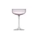 Libbey 7401/AG8N1P - 8.5 oz Blush Coupe Glass, Stem Base, Glass, 6" H x 4" Top x 4" Bottom - 12/Case 1 image