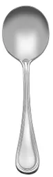 Libbey 774 004 - Geneva Soup Spoon, 6 3/4" Bowl, 18/8 Stainless Steel, 5"-6" Length - 12/Case 1 image