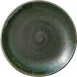 Heart & Soul 801121541000103 Round Porcelain Avocado Plate, 5.91" x 5.91" Flat Coupe Rim - 6/Case 1 image