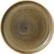 Heart & Soul 801182141000102 Round Porcelain Plate, 8.5" x 8.5", Flat Edge, Cumin - 6/Case 1 image