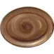 Heart & Soul 801223141000101 Porcelain Platter 12" L x 9.41" W x 1.1" H Oyster Coupe Rim - 6/Case 1 image