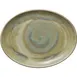 Heart & Soul 801223141000104 Oval Porcelain Platter Thyme, 12.1"Lx9.41"Wx1.1"H Coupe Rim - 6/Case 1 image