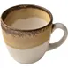 Heart & Soul 801525841000102 Espresso Cup, 2.7 Oz (2.36" x 2.36"), Porcelain, Cumin Finish - 6/Case 1 image