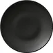 Libbey 802122841000204 - 11" Round Coupe Rim China Plate, Coal Finish, Microwave Oven Safe - 6/Case 1 image