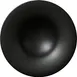 Libbey 802132741000204 - 10-5/8" Round Coupe China Plate, 13.5 oz, Coal, Dishwasher Safe - 3/Case 1 image