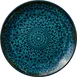 Libbey 803122141000301 8"¼ Round Coupe China Plate, Bold Blue Black, Dishwasher Safe - 6/Case 1 image