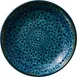 Libbey 803132141000301 - 8½" Coupe China Plate, Blue/Black Mirage, 23.7 oz, Dishwasher Safe - 6/Case 1 image