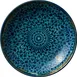 Libbey 803132541000301 - 9-7/8" Coupe Plate, 40.6 oz, Blue/Black Dishwasher/Microwave - 6/Case 1 image