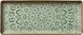 Libbey 803213541000401 Jade China Platter 13.75" L x 5.88" W x 1" H Microwave Oven Safe - 6/Case 1 image